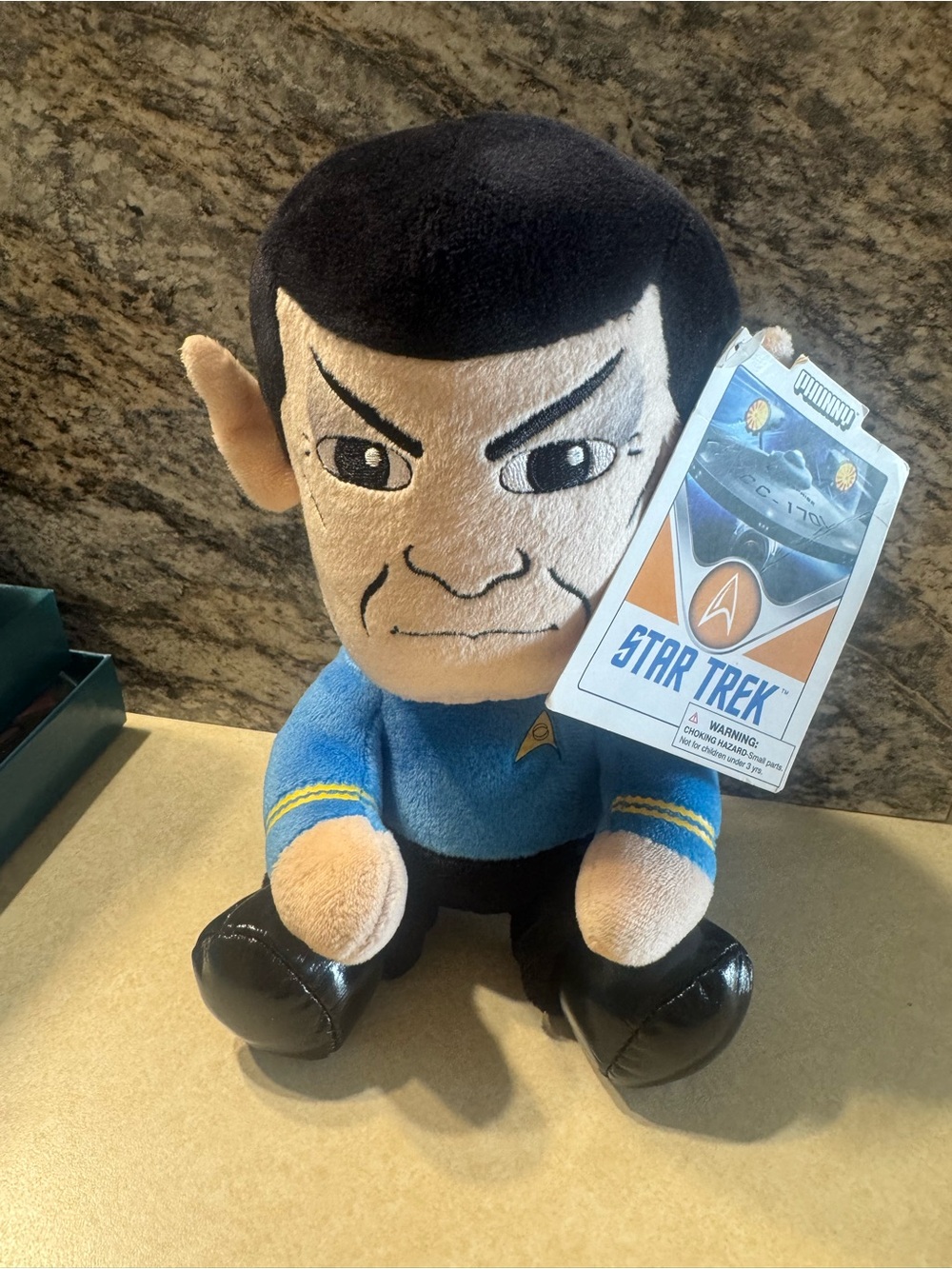 Star Trek Plush Spock Doll - Blue Uniform